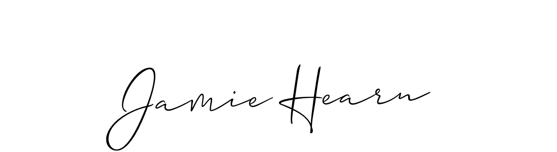 Also we have Jamie Hearn name is the best signature style. Create professional handwritten signature collection using Allison_Script autograph style. Jamie Hearn signature style 2 images and pictures png