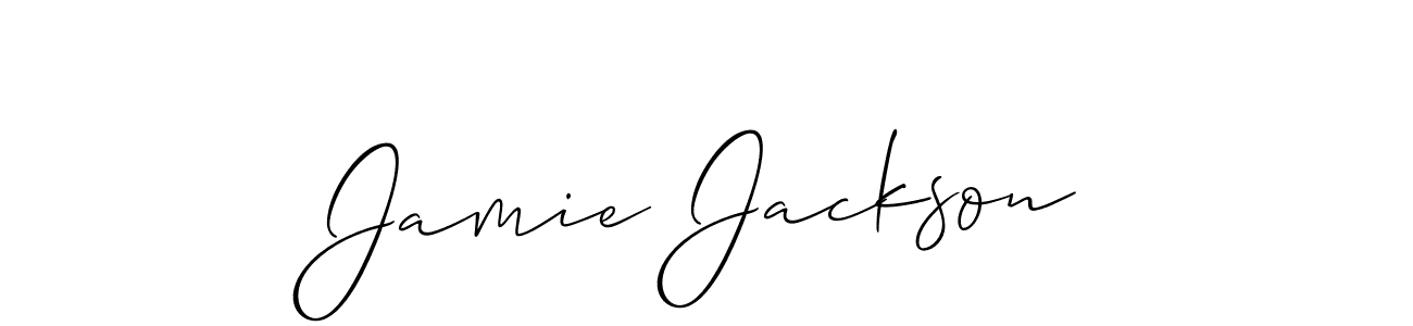 You should practise on your own different ways (Allison_Script) to write your name (Jamie Jackson) in signature. don't let someone else do it for you. Jamie Jackson signature style 2 images and pictures png