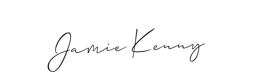Allison_Script is a professional signature style that is perfect for those who want to add a touch of class to their signature. It is also a great choice for those who want to make their signature more unique. Get Jamie Kenny name to fancy signature for free. Jamie Kenny signature style 2 images and pictures png
