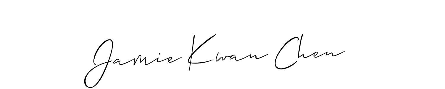 Make a beautiful signature design for name Jamie Kwan Chen. Use this online signature maker to create a handwritten signature for free. Jamie Kwan Chen signature style 2 images and pictures png