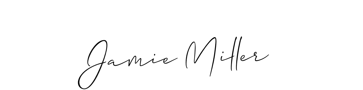 Also You can easily find your signature by using the search form. We will create Jamie Miller name handwritten signature images for you free of cost using Allison_Script sign style. Jamie Miller signature style 2 images and pictures png