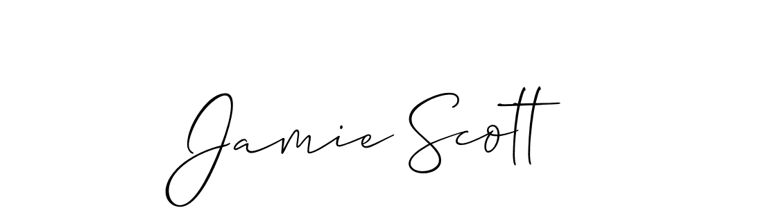 Also we have Jamie Scott name is the best signature style. Create professional handwritten signature collection using Allison_Script autograph style. Jamie Scott signature style 2 images and pictures png