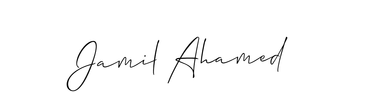 Make a beautiful signature design for name Jamil Ahamed. Use this online signature maker to create a handwritten signature for free. Jamil Ahamed signature style 2 images and pictures png