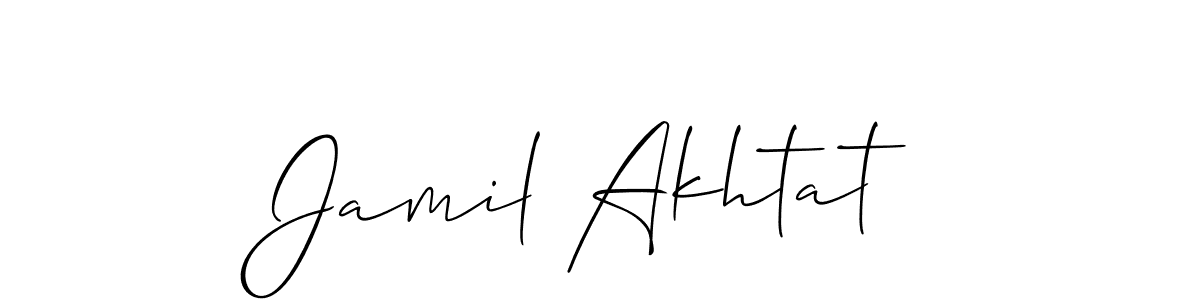 Best and Professional Signature Style for Jamil Akhtat. Allison_Script Best Signature Style Collection. Jamil Akhtat signature style 2 images and pictures png