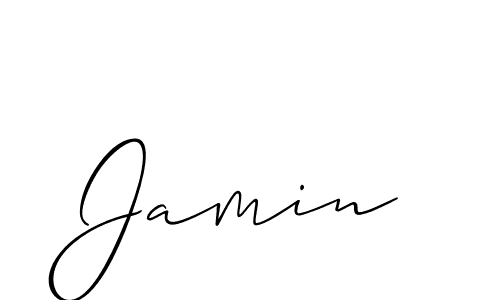 Make a beautiful signature design for name Jamin. Use this online signature maker to create a handwritten signature for free. Jamin signature style 2 images and pictures png