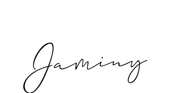 You should practise on your own different ways (Allison_Script) to write your name (Jaminy) in signature. don't let someone else do it for you. Jaminy signature style 2 images and pictures png