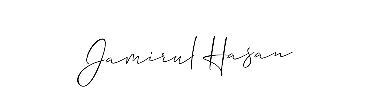This is the best signature style for the Jamirul Hasan name. Also you like these signature font (Allison_Script). Mix name signature. Jamirul Hasan signature style 2 images and pictures png