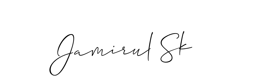 Best and Professional Signature Style for Jamirul Sk. Allison_Script Best Signature Style Collection. Jamirul Sk signature style 2 images and pictures png
