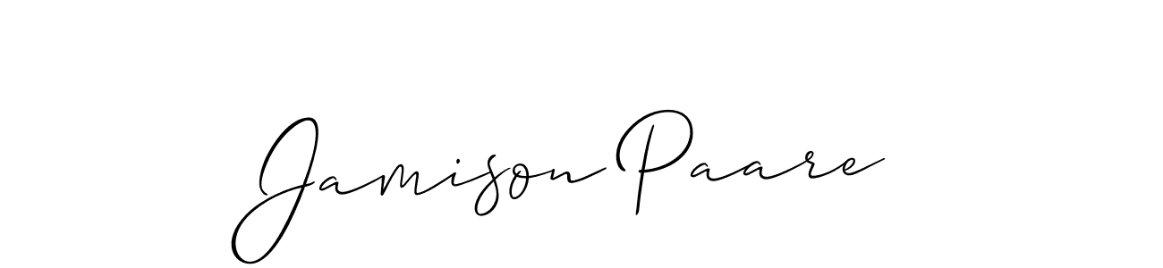 This is the best signature style for the Jamison Paare name. Also you like these signature font (Allison_Script). Mix name signature. Jamison Paare signature style 2 images and pictures png