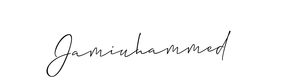 if you are searching for the best signature style for your name Jamiuhammed. so please give up your signature search. here we have designed multiple signature styles  using Allison_Script. Jamiuhammed signature style 2 images and pictures png