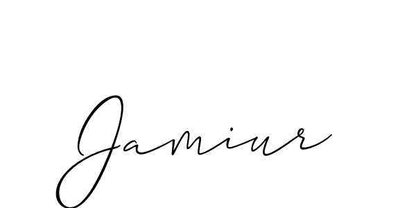 Once you've used our free online signature maker to create your best signature Allison_Script style, it's time to enjoy all of the benefits that Jamiur name signing documents. Jamiur signature style 2 images and pictures png