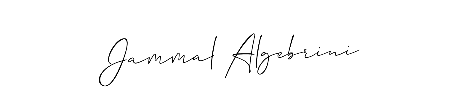 Similarly Allison_Script is the best handwritten signature design. Signature creator online .You can use it as an online autograph creator for name Jammal Algebrini. Jammal Algebrini signature style 2 images and pictures png