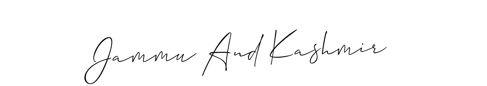 You can use this online signature creator to create a handwritten signature for the name Jammu And Kashmir. This is the best online autograph maker. Jammu And Kashmir signature style 2 images and pictures png