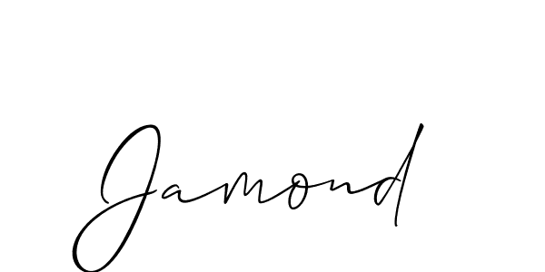 You can use this online signature creator to create a handwritten signature for the name Jamond. This is the best online autograph maker. Jamond signature style 2 images and pictures png