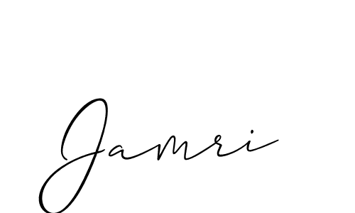 The best way (Allison_Script) to make a short signature is to pick only two or three words in your name. The name Jamri include a total of six letters. For converting this name. Jamri signature style 2 images and pictures png