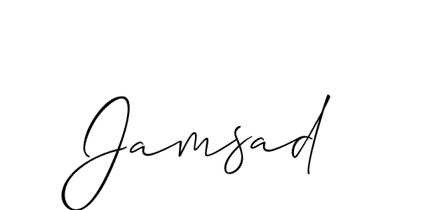 Make a short Jamsad signature style. Manage your documents anywhere anytime using Allison_Script. Create and add eSignatures, submit forms, share and send files easily. Jamsad signature style 2 images and pictures png