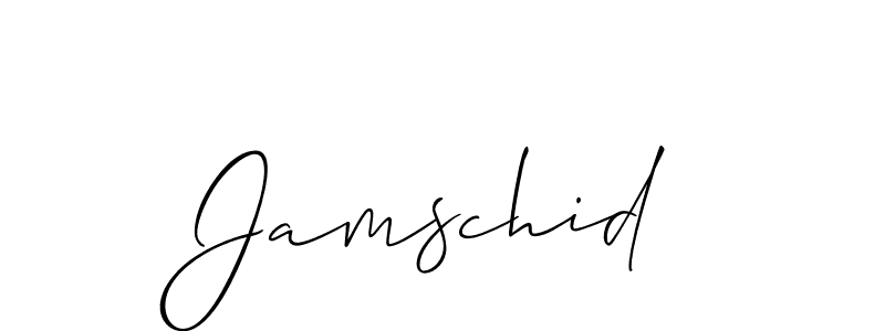 Create a beautiful signature design for name Jamschid. With this signature (Allison_Script) fonts, you can make a handwritten signature for free. Jamschid signature style 2 images and pictures png