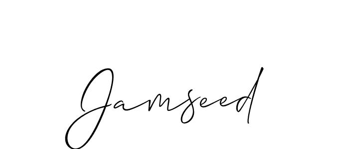 Similarly Allison_Script is the best handwritten signature design. Signature creator online .You can use it as an online autograph creator for name Jamseed. Jamseed signature style 2 images and pictures png
