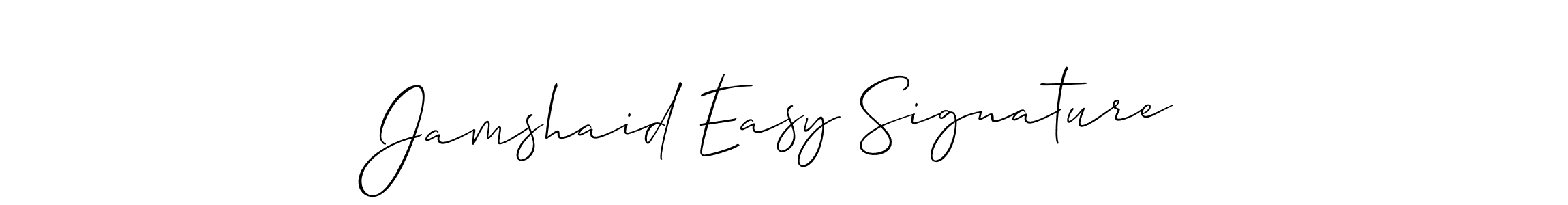 if you are searching for the best signature style for your name Jamshaid Easy Signature. so please give up your signature search. here we have designed multiple signature styles  using Allison_Script. Jamshaid Easy Signature signature style 2 images and pictures png