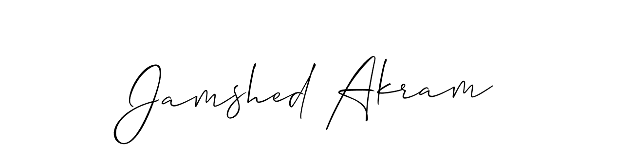 The best way (Allison_Script) to make a short signature is to pick only two or three words in your name. The name Jamshed Akram include a total of six letters. For converting this name. Jamshed Akram signature style 2 images and pictures png