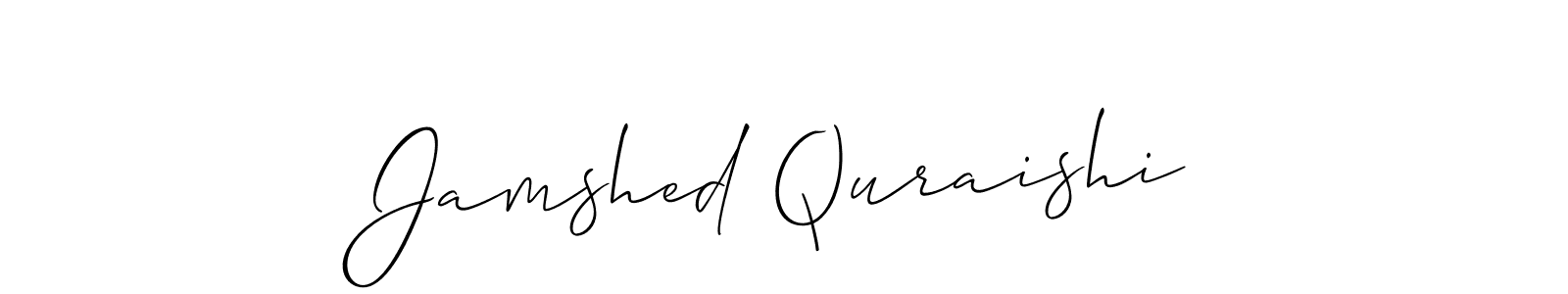 Similarly Allison_Script is the best handwritten signature design. Signature creator online .You can use it as an online autograph creator for name Jamshed Quraishi. Jamshed Quraishi signature style 2 images and pictures png
