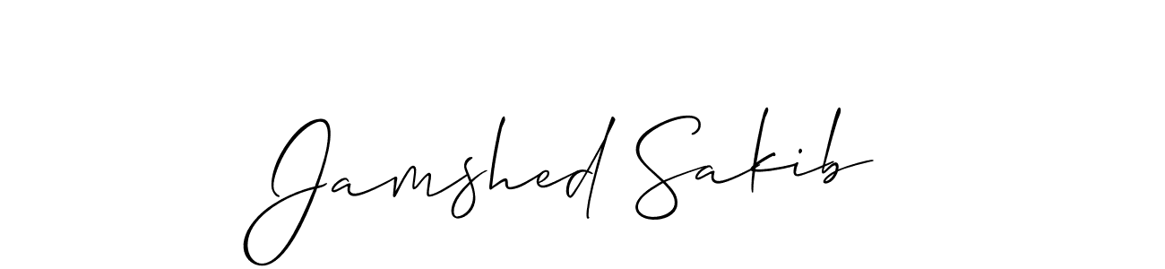 if you are searching for the best signature style for your name Jamshed Sakib. so please give up your signature search. here we have designed multiple signature styles  using Allison_Script. Jamshed Sakib signature style 2 images and pictures png