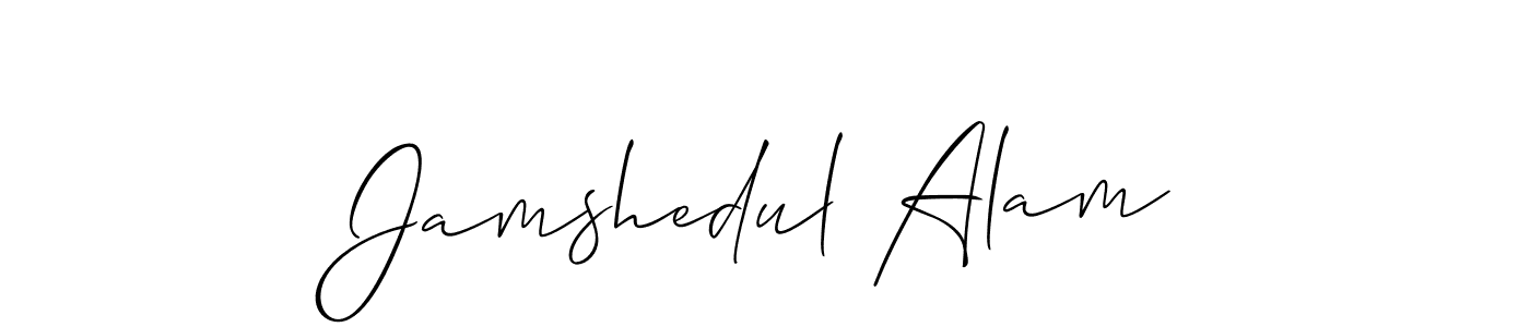 Make a beautiful signature design for name Jamshedul Alam. Use this online signature maker to create a handwritten signature for free. Jamshedul Alam signature style 2 images and pictures png
