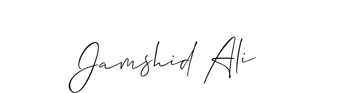 This is the best signature style for the Jamshid Ali name. Also you like these signature font (Allison_Script). Mix name signature. Jamshid Ali signature style 2 images and pictures png