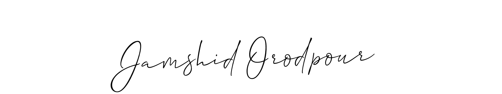 Make a beautiful signature design for name Jamshid Orodpour. With this signature (Allison_Script) style, you can create a handwritten signature for free. Jamshid Orodpour signature style 2 images and pictures png