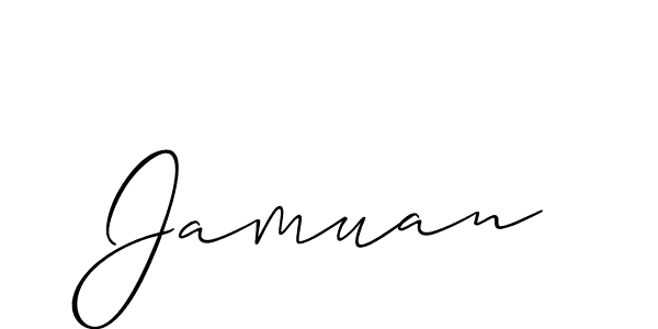 Best and Professional Signature Style for Jamuan. Allison_Script Best Signature Style Collection. Jamuan signature style 2 images and pictures png