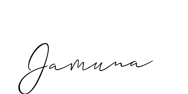 Make a beautiful signature design for name Jamuna. Use this online signature maker to create a handwritten signature for free. Jamuna signature style 2 images and pictures png
