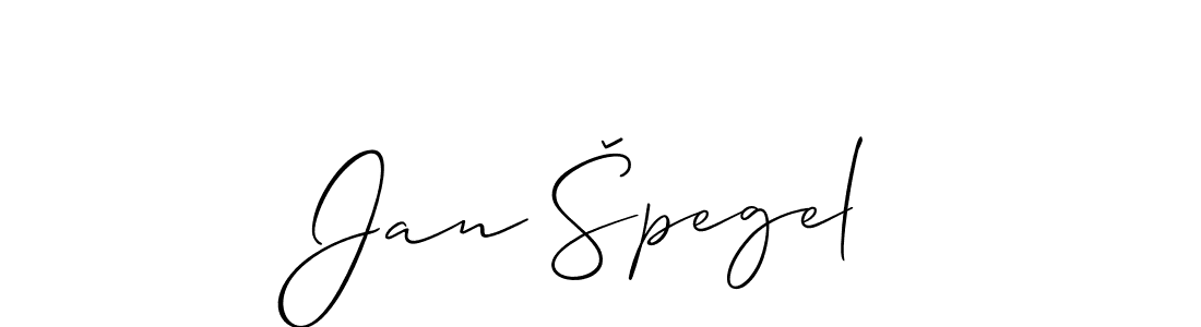 Make a beautiful signature design for name Jan Špegel. Use this online signature maker to create a handwritten signature for free. Jan Špegel signature style 2 images and pictures png