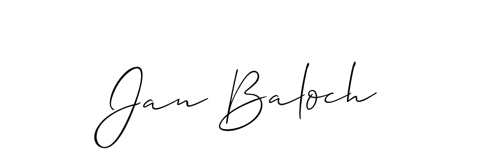 It looks lik you need a new signature style for name Jan Baloch. Design unique handwritten (Allison_Script) signature with our free signature maker in just a few clicks. Jan Baloch signature style 2 images and pictures png