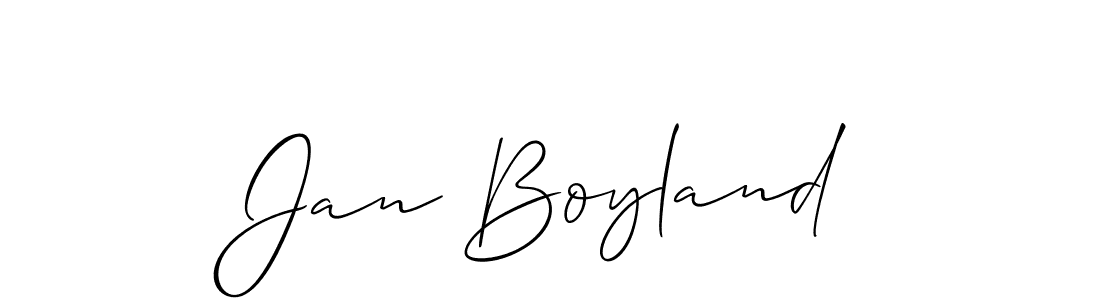 Once you've used our free online signature maker to create your best signature Allison_Script style, it's time to enjoy all of the benefits that Jan Boyland name signing documents. Jan Boyland signature style 2 images and pictures png