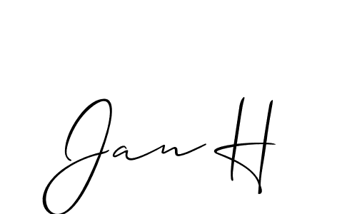 Best and Professional Signature Style for Jan H. Allison_Script Best Signature Style Collection. Jan H signature style 2 images and pictures png