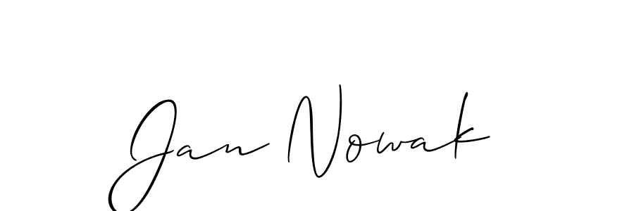 Best and Professional Signature Style for Jan Nowak. Allison_Script Best Signature Style Collection. Jan Nowak signature style 2 images and pictures png