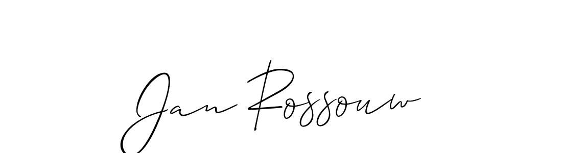 How to Draw Jan Rossouw signature style? Allison_Script is a latest design signature styles for name Jan Rossouw. Jan Rossouw signature style 2 images and pictures png