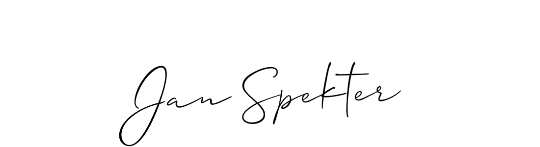 How to Draw Jan Spekter signature style? Allison_Script is a latest design signature styles for name Jan Spekter. Jan Spekter signature style 2 images and pictures png