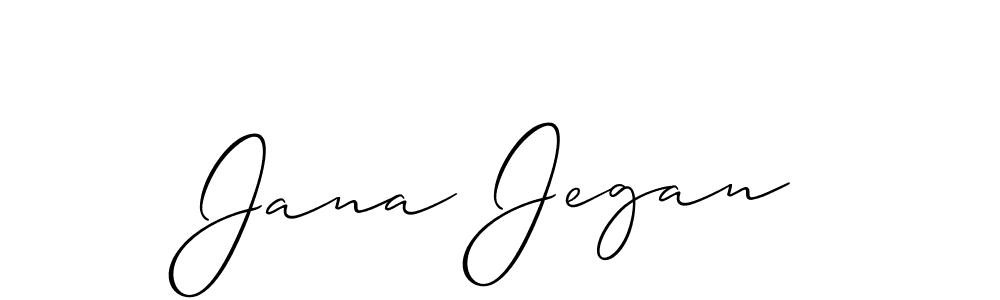 Check out images of Autograph of Jana Jegan name. Actor Jana Jegan Signature Style. Allison_Script is a professional sign style online. Jana Jegan signature style 2 images and pictures png