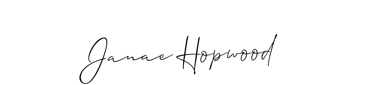 Make a beautiful signature design for name Janae Hopwood. Use this online signature maker to create a handwritten signature for free. Janae Hopwood signature style 2 images and pictures png