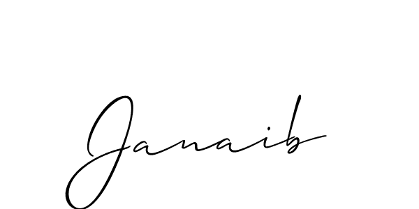 Make a beautiful signature design for name Janaib. Use this online signature maker to create a handwritten signature for free. Janaib signature style 2 images and pictures png