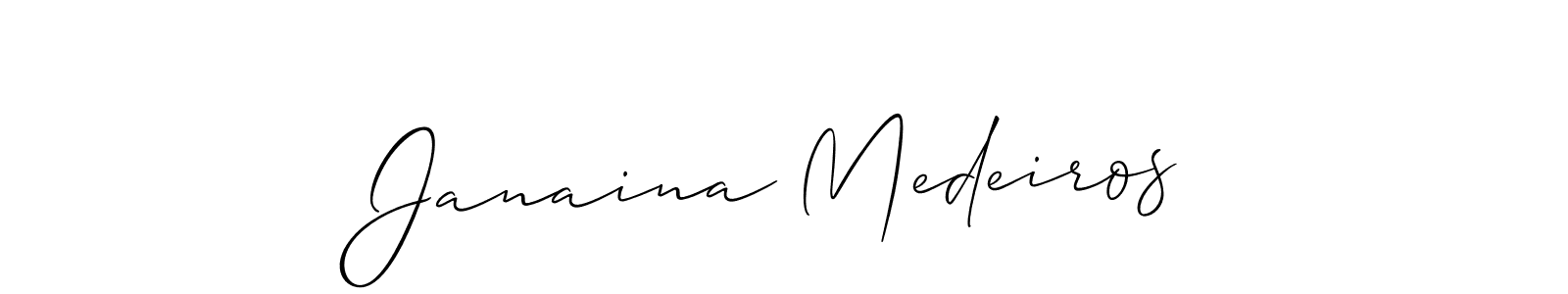 You can use this online signature creator to create a handwritten signature for the name Janaina Medeiros. This is the best online autograph maker. Janaina Medeiros signature style 2 images and pictures png