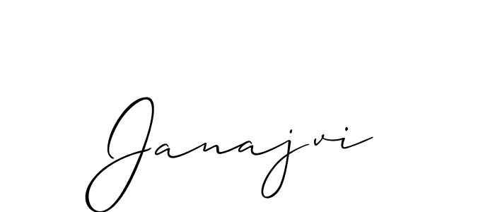 How to Draw Janajvi signature style? Allison_Script is a latest design signature styles for name Janajvi. Janajvi signature style 2 images and pictures png