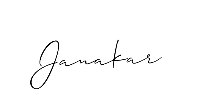 Similarly Allison_Script is the best handwritten signature design. Signature creator online .You can use it as an online autograph creator for name Janakar. Janakar signature style 2 images and pictures png