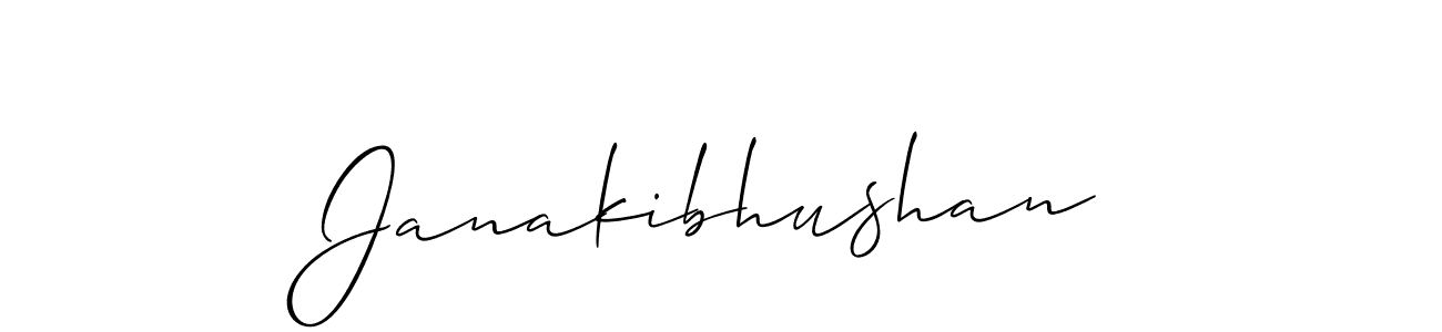 The best way (Allison_Script) to make a short signature is to pick only two or three words in your name. The name Janakibhushan include a total of six letters. For converting this name. Janakibhushan signature style 2 images and pictures png