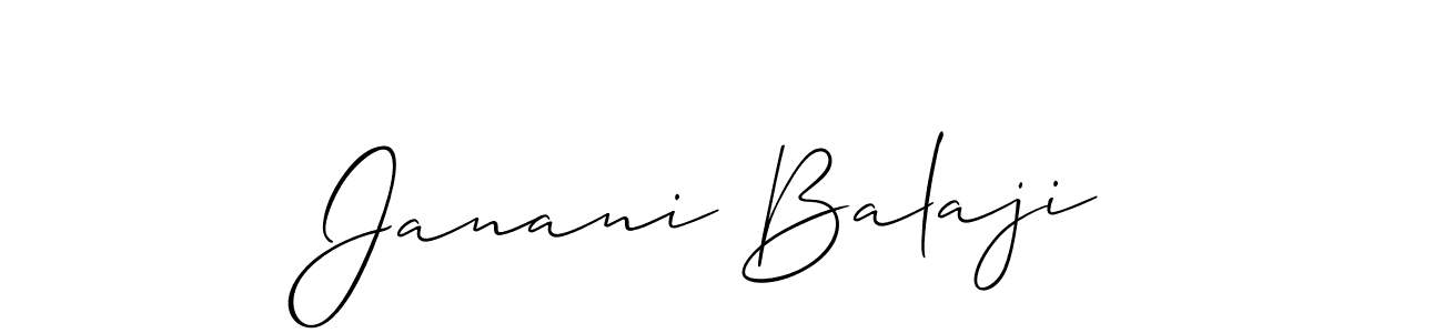 Once you've used our free online signature maker to create your best signature Allison_Script style, it's time to enjoy all of the benefits that Janani Balaji name signing documents. Janani Balaji signature style 2 images and pictures png