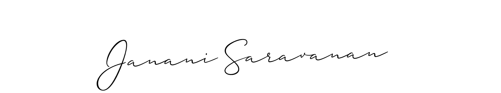 if you are searching for the best signature style for your name Janani Saravanan. so please give up your signature search. here we have designed multiple signature styles  using Allison_Script. Janani Saravanan signature style 2 images and pictures png