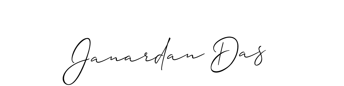 if you are searching for the best signature style for your name Janardan Das. so please give up your signature search. here we have designed multiple signature styles  using Allison_Script. Janardan Das signature style 2 images and pictures png