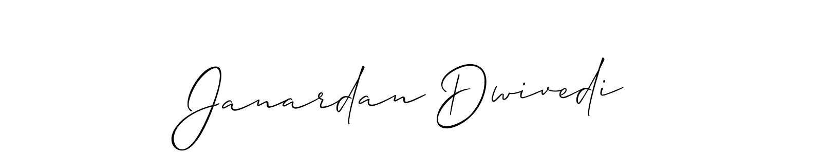 Janardan Dwivedi stylish signature style. Best Handwritten Sign (Allison_Script) for my name. Handwritten Signature Collection Ideas for my name Janardan Dwivedi. Janardan Dwivedi signature style 2 images and pictures png