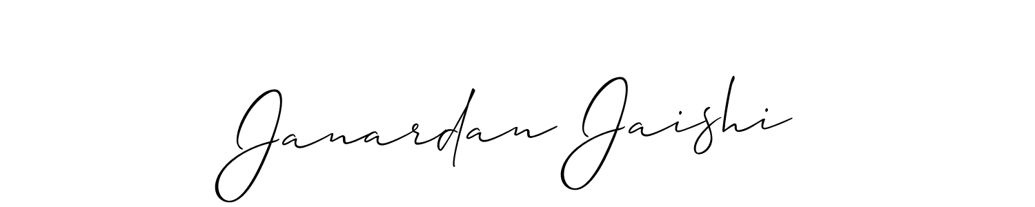 Similarly Allison_Script is the best handwritten signature design. Signature creator online .You can use it as an online autograph creator for name Janardan Jaishi. Janardan Jaishi signature style 2 images and pictures png